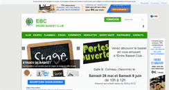 Desktop Screenshot of erdre-basket-club.fr