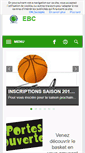 Mobile Screenshot of erdre-basket-club.fr